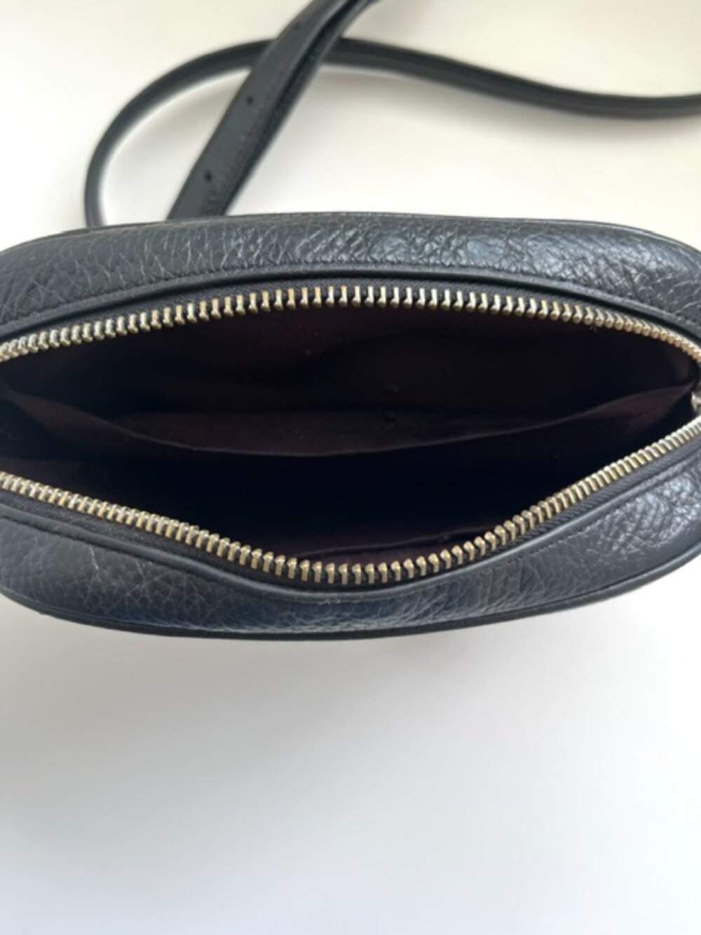 Coach Mini Jamie Camera Bag in Black Pebbled Leather - Picture 6 of 8